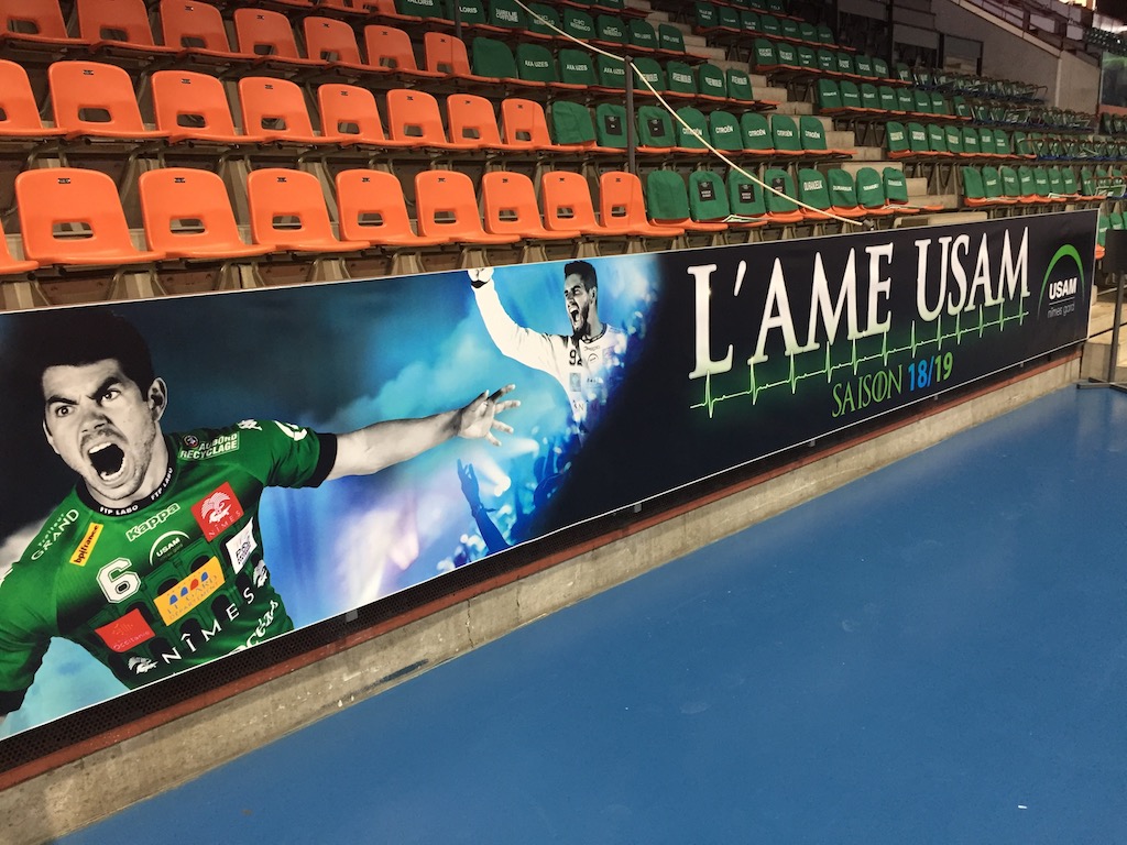 USAM Nîmes bâche
